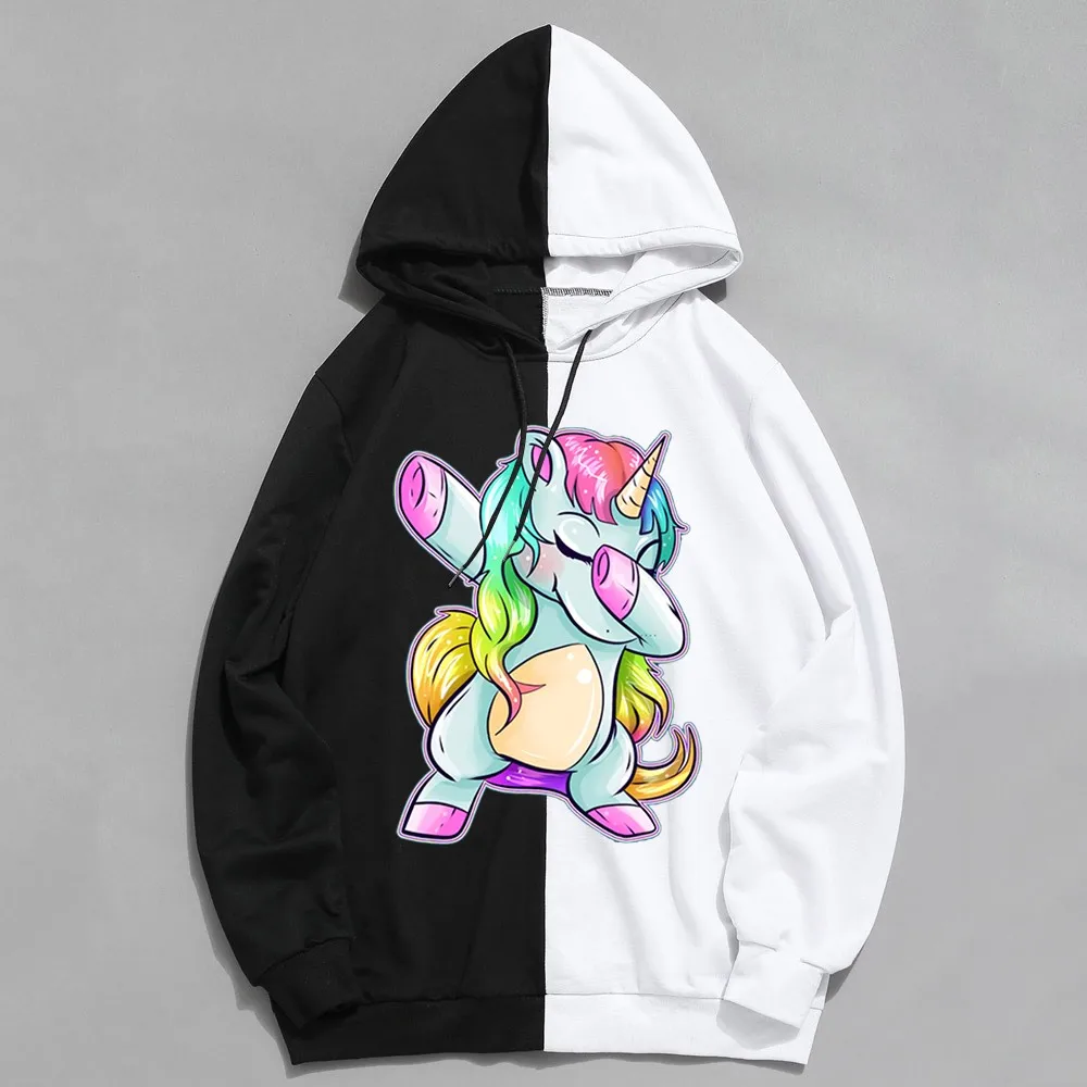 Unicorn Cartoon Oversized Hoodie Dabbing Unicorn Streetwear Women Rainbow Unicorn Pullover Sweatshirt Men Lounge Wear Harajuku
Unicorn Cartoon Oversized Hoodie Dabbing Unicorn Streetwear Women Rainbow Unicorn Pullover Sweatshirt Men Lounge Wear Harajuku