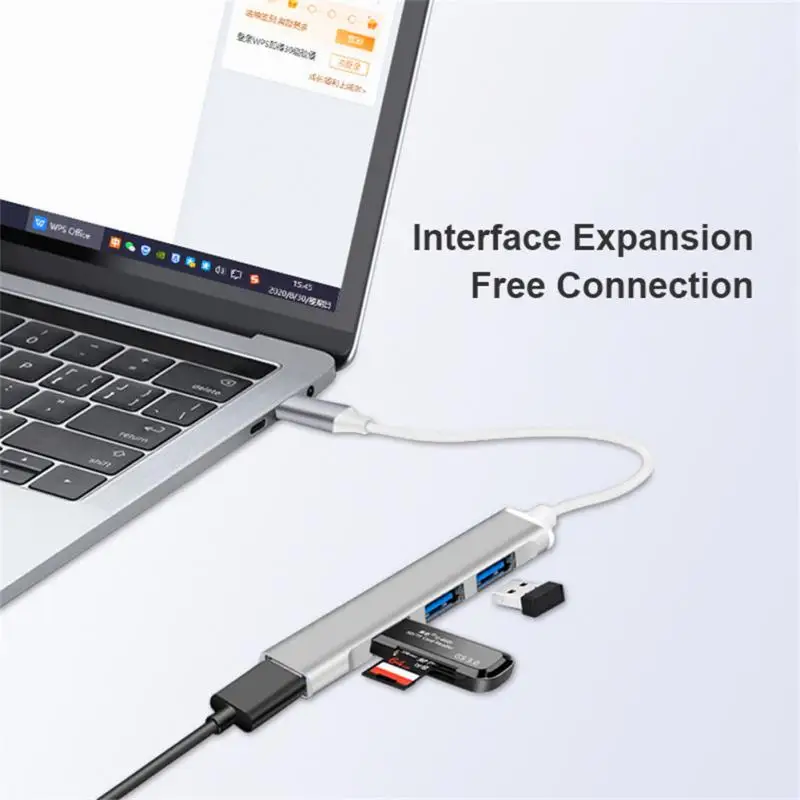 New Type-C one for four USB3.0 expansion dock adapter cable MAC book mobile phone four-in-one converter OTG
New Type-C one for four USB3.0 expansion dock adapter cable MAC book mobile phone four-in-one converter OTG