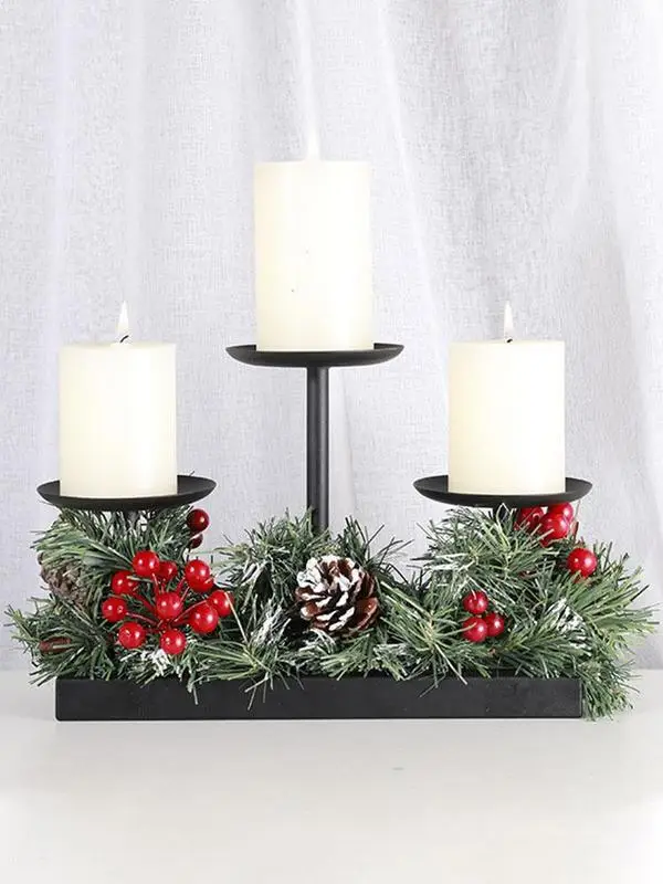 Christmas Candle Stick Holder Pine Cones And Red Berry Table Centerpiece Candle Holders For Christmas Decorations Dinning Table
Christmas Candle Stick Holder Pine Cones And Red Berry Table Centerpiece Candle Holders For Christmas Decorations Dinning Table