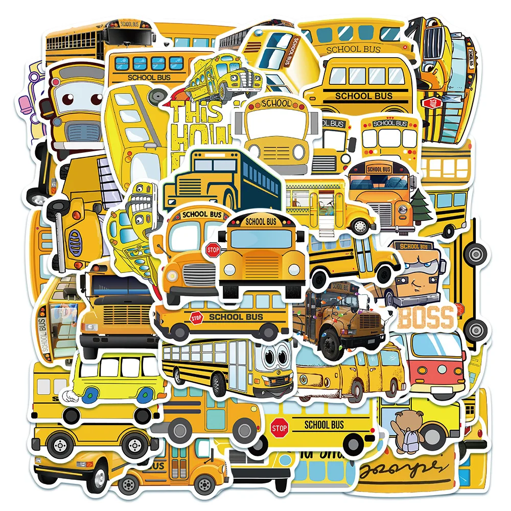 10/30/50 PCS Yellow School Bus Cartoon Stickers Decorative Stationery Scrapbook Notebook Phone Diary Kid Baby DIY Decal
10/30/50 PCS Yellow School Bus Cartoon Stickers Decorative Stationery Scrapbook Notebook Phone Diary Kid Baby DIY Decal