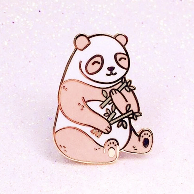 Cute Pink Panda Brooch Metal Badge Lapel Pin Jacket Jeans Fashion Jewelry Accessories Gift
Cute Pink Panda Brooch Metal Badge Lapel Pin Jacket Jeans Fashion Jewelry Accessories Gift