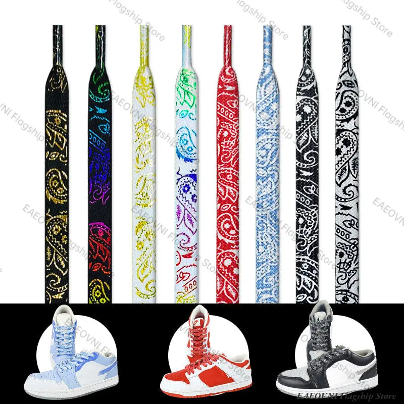 Gilding Flat Shoe Laces Cashew Flower Shoelaces for Sneakers Hand-painted Sports Casual Basketball Tennis Shoelace Shoestrings
Gilding Flat Shoe Laces Cashew Flower Shoelaces for Sneakers Hand-painted Sports Casual Basketball Tennis Shoelace Shoestrings