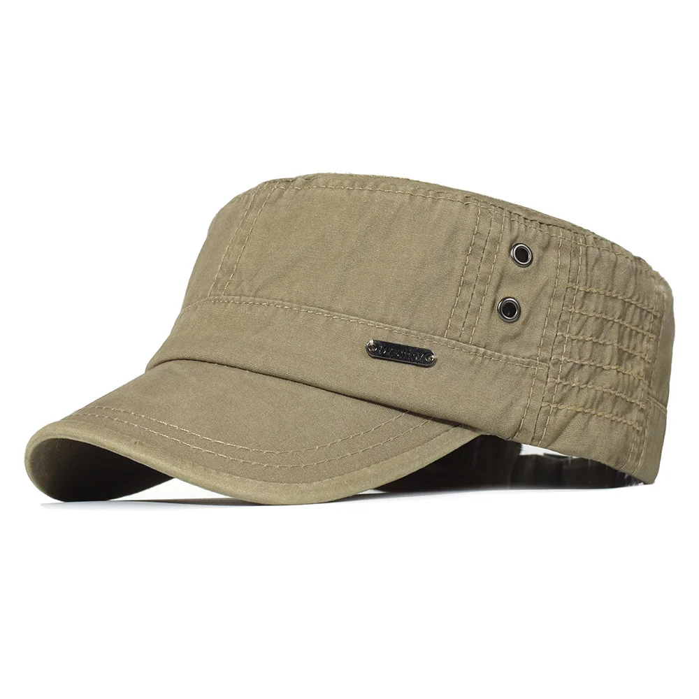 Washed Cotton Military Caps Men Cadet Army Cap Unique Design Vintage Flat Top Hat Cycling Mountaineering Cap Womens Hats
Washed Cotton Military Caps Men Cadet Army Cap Unique Design Vintage Flat Top Hat Cycling Mountaineering Cap Womens Hats