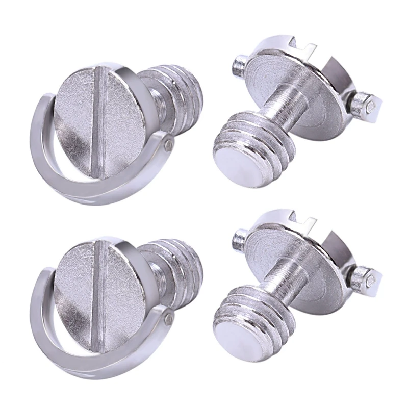 Longer Shaft D-Ring Screw 3/8 Inch-16 Thread Camera Tripod Quick Release Fixing Screw Adapter (Pack Of 4)
Longer Shaft D-Ring Screw 3/8 Inch-16 Thread Camera Tripod Quick Release Fixing Screw Adapter (Pack Of 4)