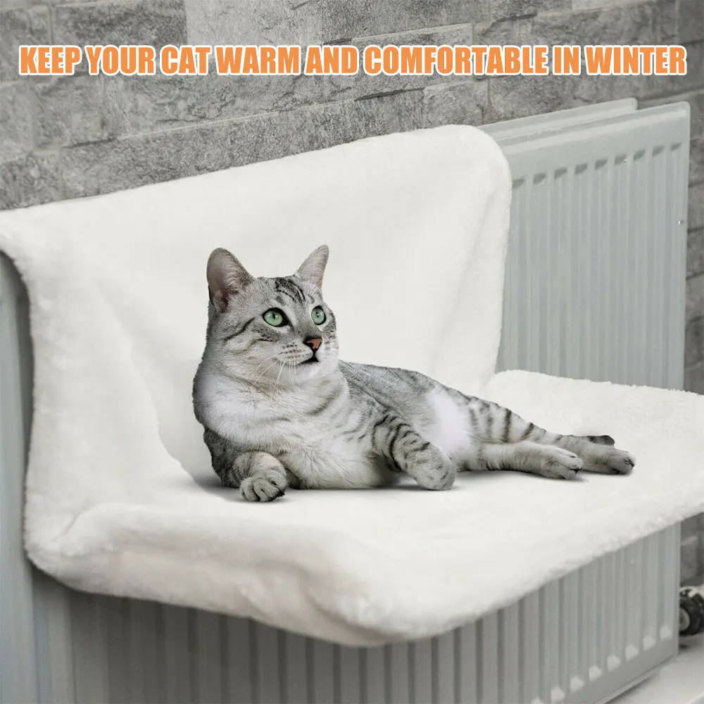 Hanging Cat Bed Removable Kitten Nest with Strong Durable Metal Frame Cat Hammock Pet Beds for Radiator Bench Cat Accessories
Hanging Cat Bed Removable Kitten Nest with Strong Durable Metal Frame Cat Hammock Pet Beds for Radiator Bench Cat Accessories