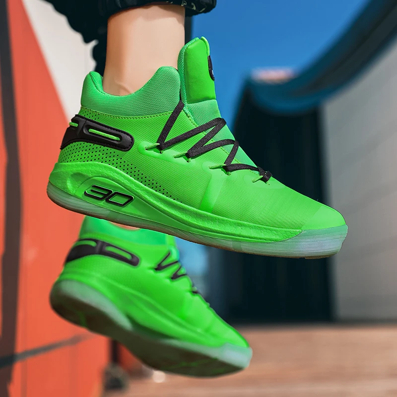Men Basketball Shoes Boys Kids Breathable High Top Running Non-Slip Sport Athletic Trainers Workout Fitness Sneakers
Men Basketball Shoes Boys Kids Breathable High Top Running Non-Slip Sport Athletic Trainers Workout Fitness Sneakers
