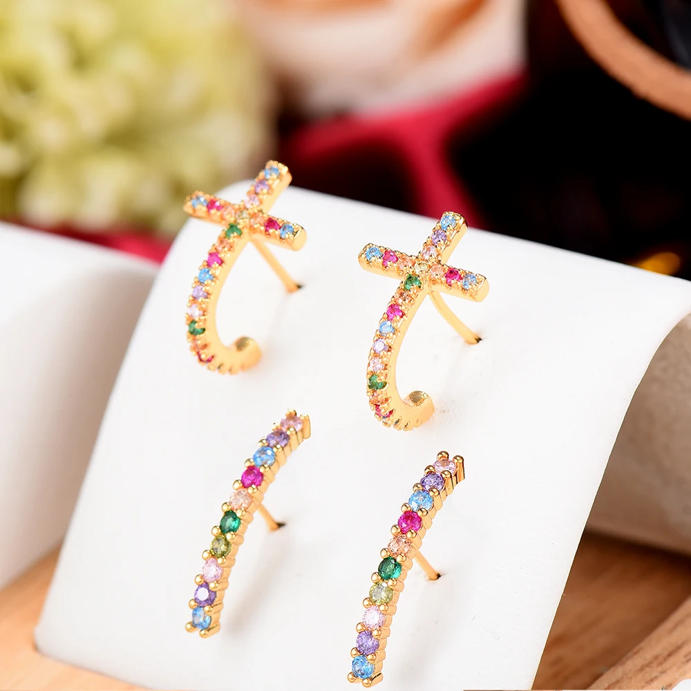 Siscathy 2022 Korean Fashion Elegant Simple Stud Earring For Women Wedding Party Indian Dubai Bridal Jewelry boucle d'oreille
Siscathy 2022 Korean Fashion Elegant Simple Stud Earring For Women Wedding Party Indian Dubai Bridal Jewelry boucle d'oreille
