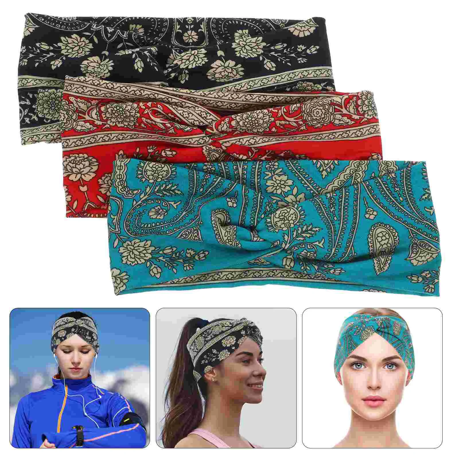 3 Pcs Headband Sports Womens Headbands Short Hair Stretchy Headgear Wide Cloth Accessories Thin Women's
3 Pcs Headband Sports Womens Headbands Short Hair Stretchy Headgear Wide Cloth Accessories Thin Women's