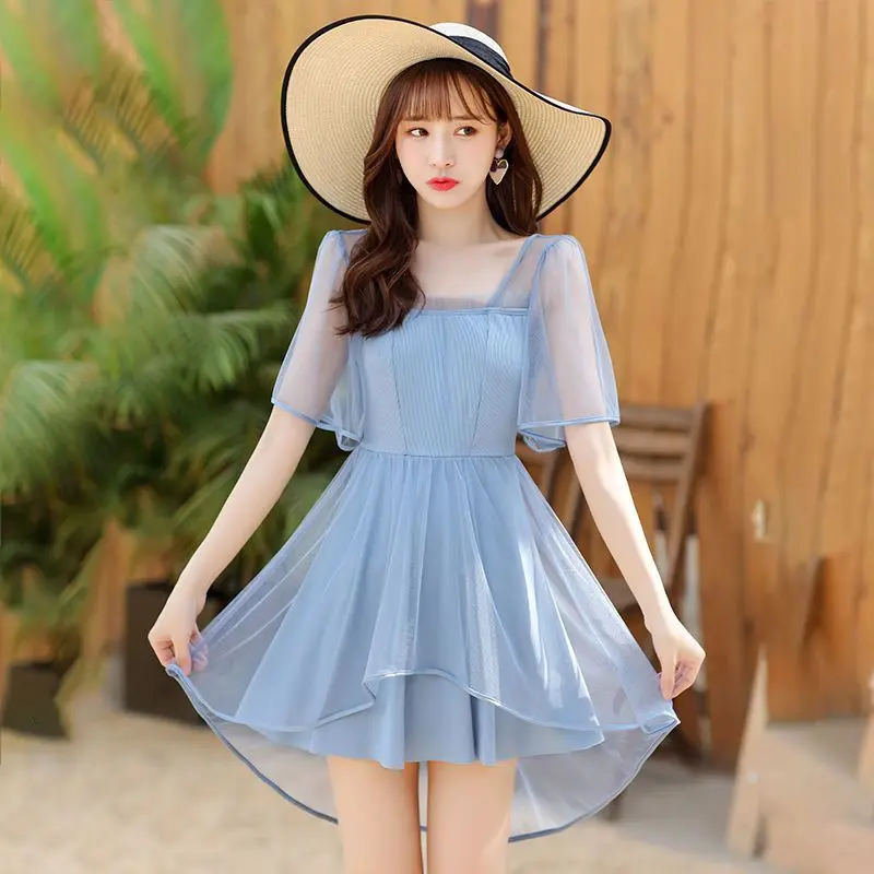 Woman Swimwear 2021 New One Pieces Conservative Sexy Backless Fashion Covering Belly Slimming Hot Spring Swimming Bathing Suit
Woman Swimwear 2021 New One Pieces Conservative Sexy Backless Fashion Covering Belly Slimming Hot Spring Swimming Bathing Suit
