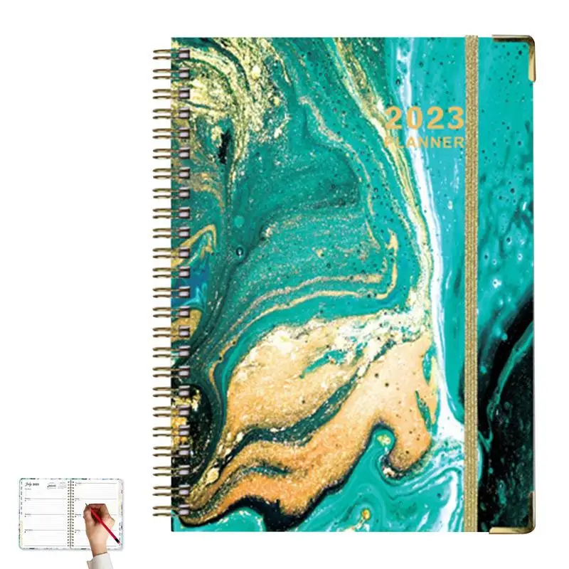 

Planner Notepad 2023 Planner Weekly And Monthly 8.54x6.22 Inch Full English Planning Organizer For Work And Personal Organized