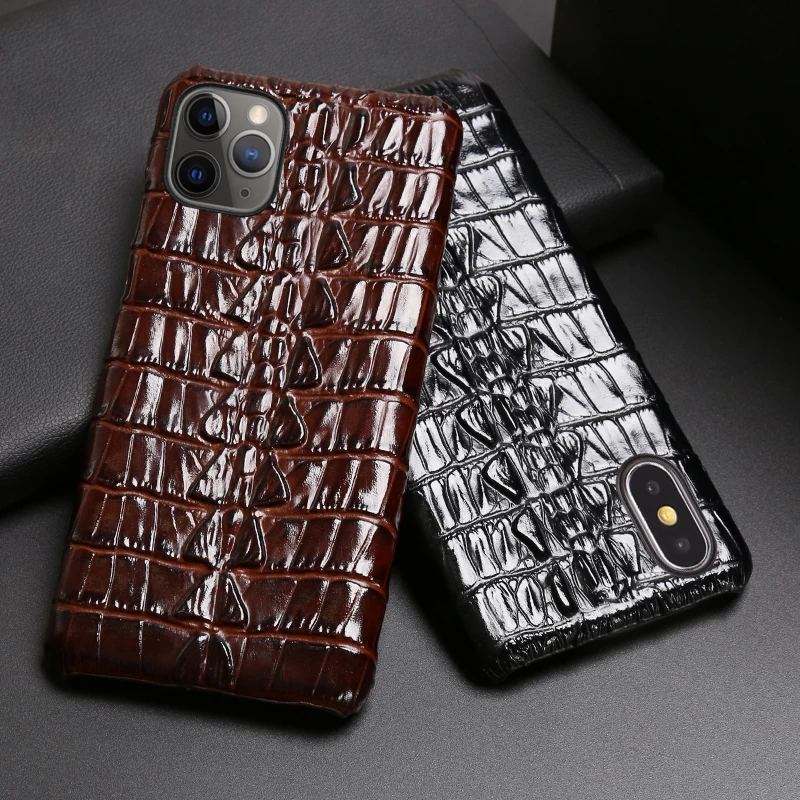 Genuine Leather Phone case for iphone 13 12 Pro Max 12 13 mini Crocodile Tail Texture back cover for iphone 14pro max cases
Genuine Leather Phone case for iphone 13 12 Pro Max 12 13 mini Crocodile Tail Texture back cover for iphone 14pro max cases