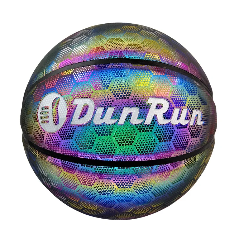 Luminous Basketball Hygroscopic Rubber Material Ball With Holographic Reflection
Luminous Basketball Hygroscopic Rubber Material Ball With Holographic Reflection