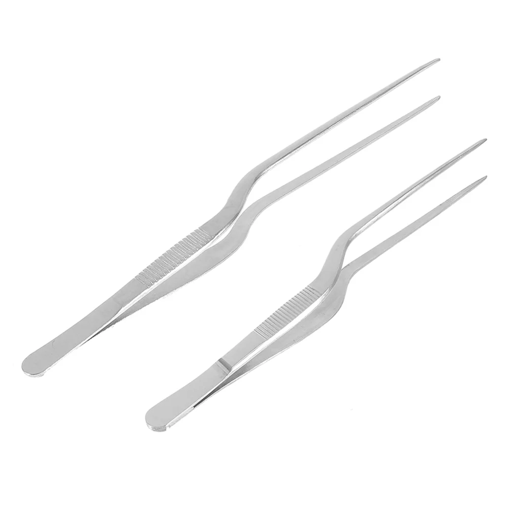2 Pcs Brow Mutitool Chef Cooking Utensils Multipurpose Tool Stainless Steel Tweezers Boneless Food Plating Tweezers
2 Pcs Brow Mutitool Chef Cooking Utensils Multipurpose Tool Stainless Steel Tweezers Boneless Food Plating Tweezers