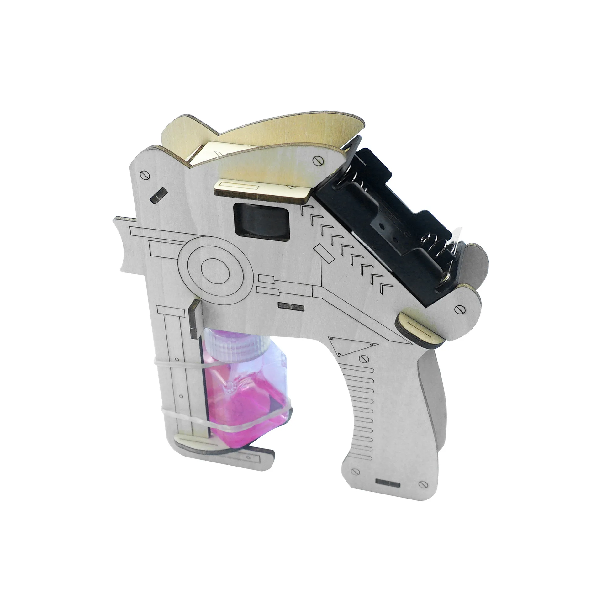 DIY Bubble Guns Wooden Puzzles Toys Kids Summer Warter Games Rifle Shape Automatic Blower Mashine Assemble Building Block Gift
DIY Bubble Guns Wooden Puzzles Toys Kids Summer Warter Games Rifle Shape Automatic Blower Mashine Assemble Building Block Gift