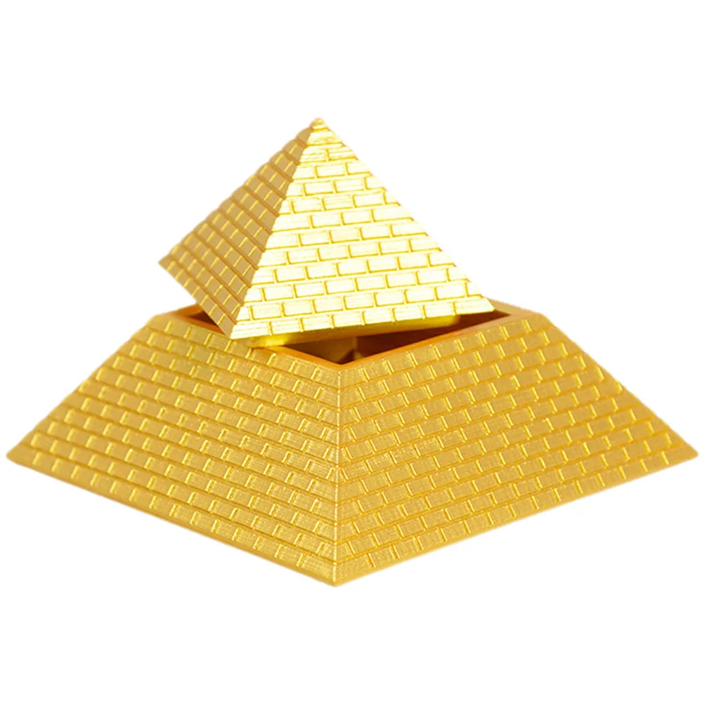

Decorative Resin Vintage Openable Pyramid Model OpenablePyramid Ornament Pyramid Statue