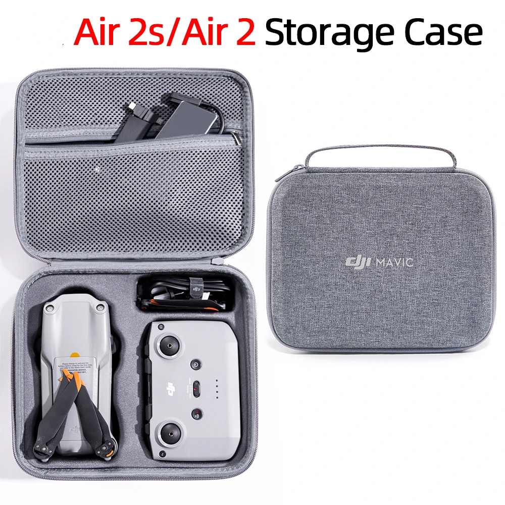 Air 2S Portable Storage Bag Drone Handbag Storage Box Carrying Case For DJI Mavic Air 2/2s Body Remote Control Accessories
Air 2S Portable Storage Bag Drone Handbag Storage Box Carrying Case For DJI Mavic Air 2/2s Body Remote Control Accessories