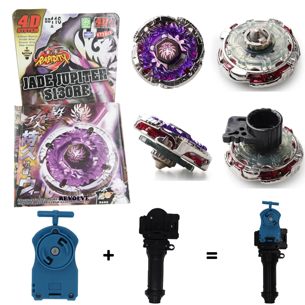 B-X TOUPIE BURST BEYBLADE blitz striker Metal Fusion 4d Jade Jupiyet S130RB BB-116A BB116 with grip + blue launcher
B-X TOUPIE BURST BEYBLADE blitz striker Metal Fusion 4d Jade Jupiyet S130RB BB-116A BB116 with grip + blue launcher