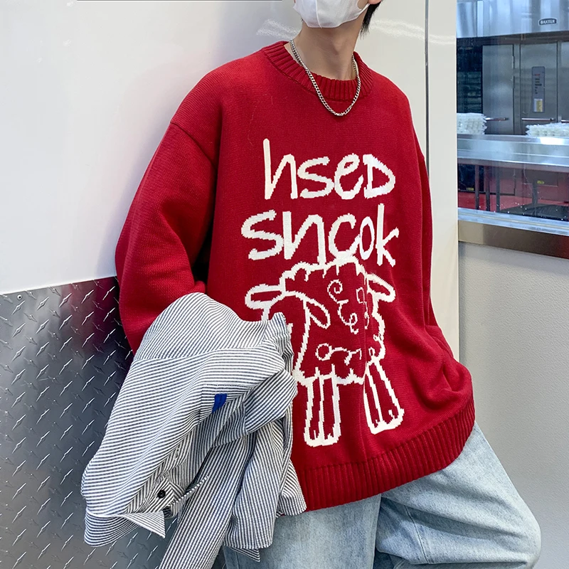 2023 Men's New Fashion Versatile Round Neck Pullover Jacquard Cartoon Deer Print Sweater Retro Lazy Relaxed Long Sleeve Knitwear
2023 Men's New Fashion Versatile Round Neck Pullover Jacquard Cartoon Deer Print Sweater Retro Lazy Relaxed Long Sleeve Knitwear