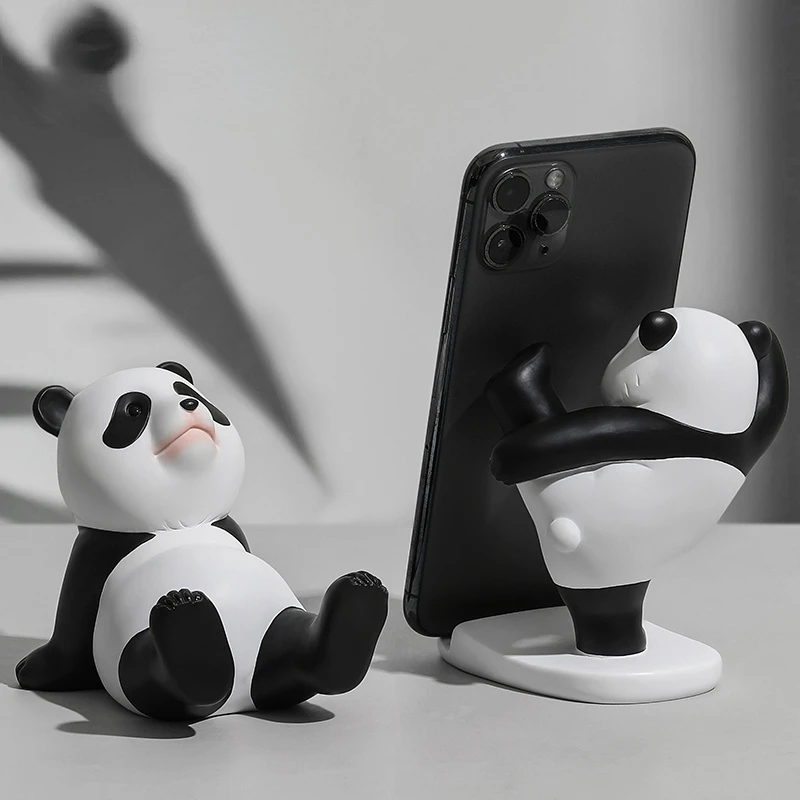 Cute Panda Figurines Miniatures Resin Ornaments Mobile Phone Holder Figurines Valentines Day Gift Decoration Maison Home Decor 5
Cute Panda Figurines Miniatures Resin Ornaments Mobile Phone Holder Figurines Valentines Day Gift Decoration Maison Home Decor 5