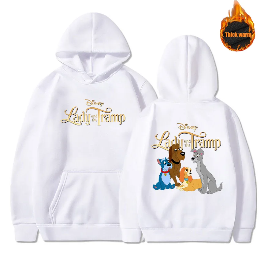 Disney Lady and the Tramp Women Men Casual Pullovers Hoodies Autumn Winter Long Sleeve Sweatshirt Streetwear Hooded Sweatshirt
Disney Lady and the Tramp Women Men Casual Pullovers Hoodies Autumn Winter Long Sleeve Sweatshirt Streetwear Hooded Sweatshirt
