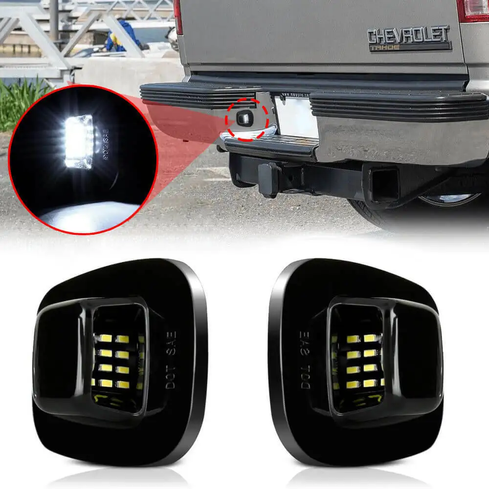 2 шт. для 88-00 Chevy C/K 1500 2500 3500 яркий фонарь для номерного знака 
2 шт. для 88-00 Chevy C/K 1500 2500 3500 яркий фонарь для номерного знака