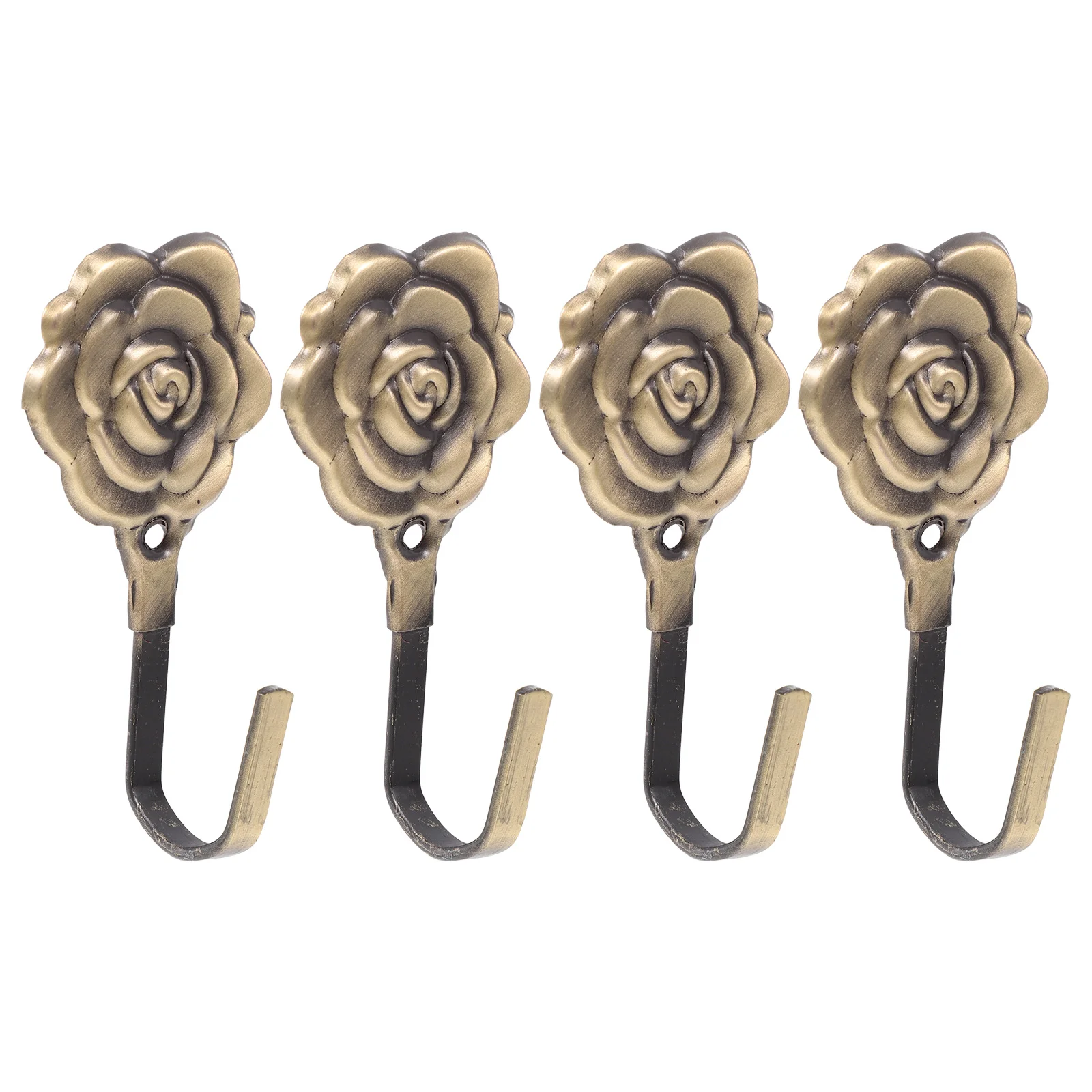 Hooks Hook Wall Curtain Coat Drapery Tieback Decorative Hanger Rose Metal Flower Door Towel Holdbacks Clothes Key Holdback
Hooks Hook Wall Curtain Coat Drapery Tieback Decorative Hanger Rose Metal Flower Door Towel Holdbacks Clothes Key Holdback