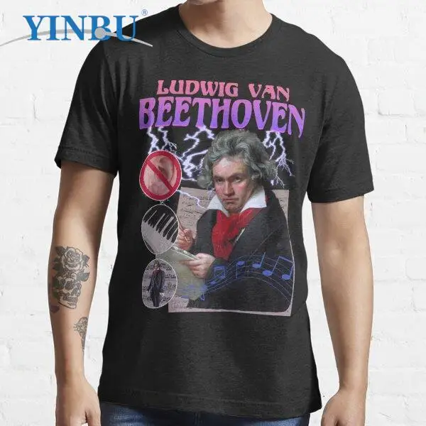 BEETHOVEN RAP TEE Classical Composer Music Band Unisex YINBU brand 2023 new in t-shirt Top quality cotton Graphic Tee
BEETHOVEN RAP TEE Classical Composer Music Band Unisex YINBU brand 2023 new in t-shirt Top quality cotton Graphic Tee