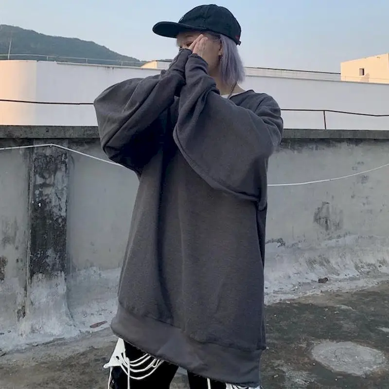 Foufurieux 2021 Autumn Sweatshirts for Men and Women Oversize Female Loose Warm Sweatshirts Lady Fashion Japanese Fashion Goth
Foufurieux 2021 Autumn Sweatshirts for Men and Women Oversize Female Loose Warm Sweatshirts Lady Fashion Japanese Fashion Goth
