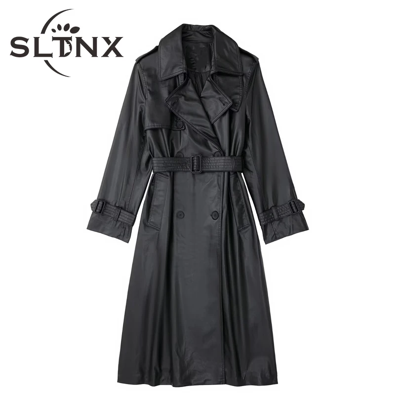 SLTNX Winter Elegant Woman Trench Coat Black Long Trench Coat Women Single Breasted with Pockets Casual Warm Windbreak Overcoat
SLTNX Winter Elegant Woman Trench Coat Black Long Trench Coat Women Single Breasted with Pockets Casual Warm Windbreak Overcoat