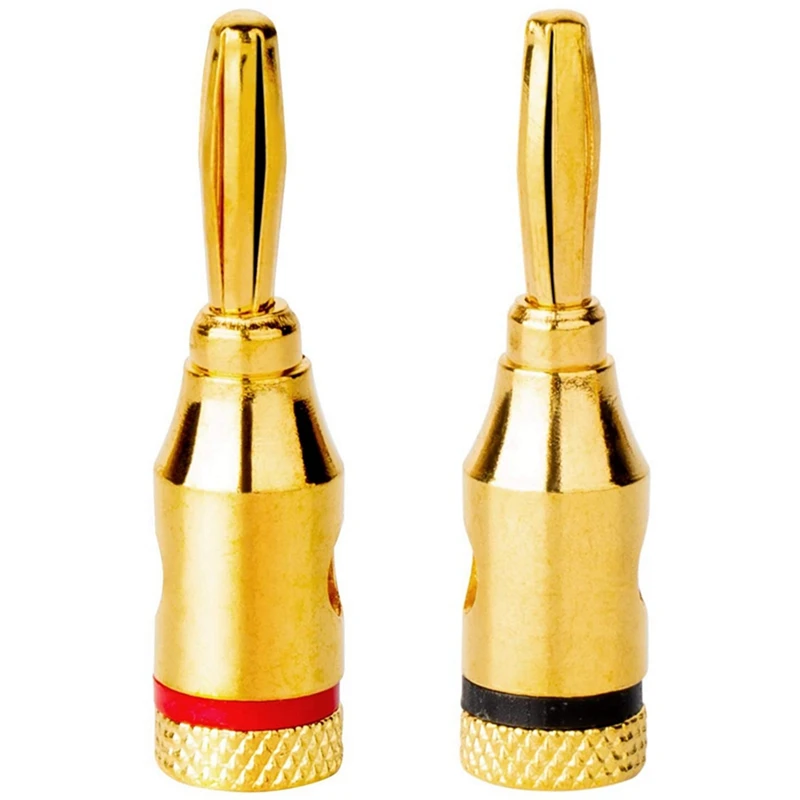 20 Pairs Banana Plugs - Open Screw Type For Speaker Wire, Home Theater, Wall Plates And More
20 Pairs Banana Plugs - Open Screw Type For Speaker Wire, Home Theater, Wall Plates And More