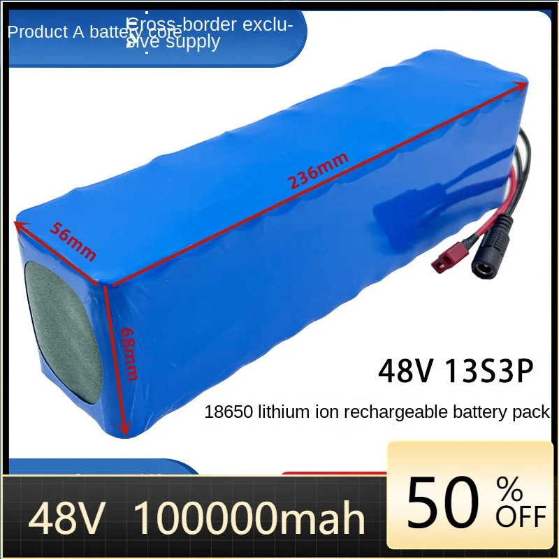48V 100000mAh 18650 Battery Pack for Electric Scooters/Balance Bikes High Capacity
48V 100000mAh 18650 Battery Pack for Electric Scooters/Balance Bikes High Capacity