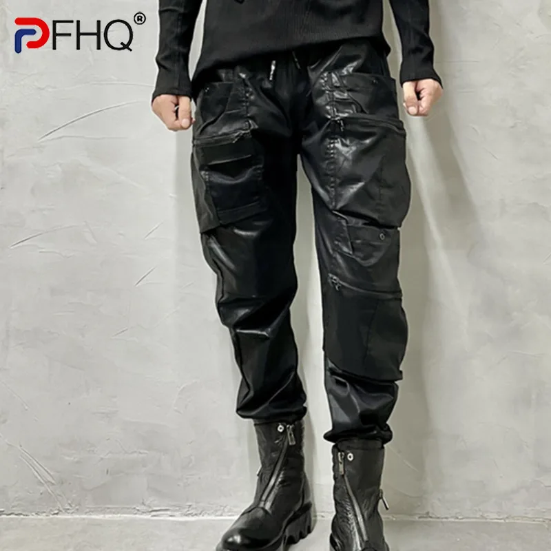 PFHQ 2023 Spring Trendy Men's Elegant Retro Motorcycles Casual Pants Many Pockets Fashion Luxury Leather Cargo Trousers Overalls
PFHQ 2023 Spring Trendy Men's Elegant Retro Motorcycles Casual Pants Many Pockets Fashion Luxury Leather Cargo Trousers Overalls