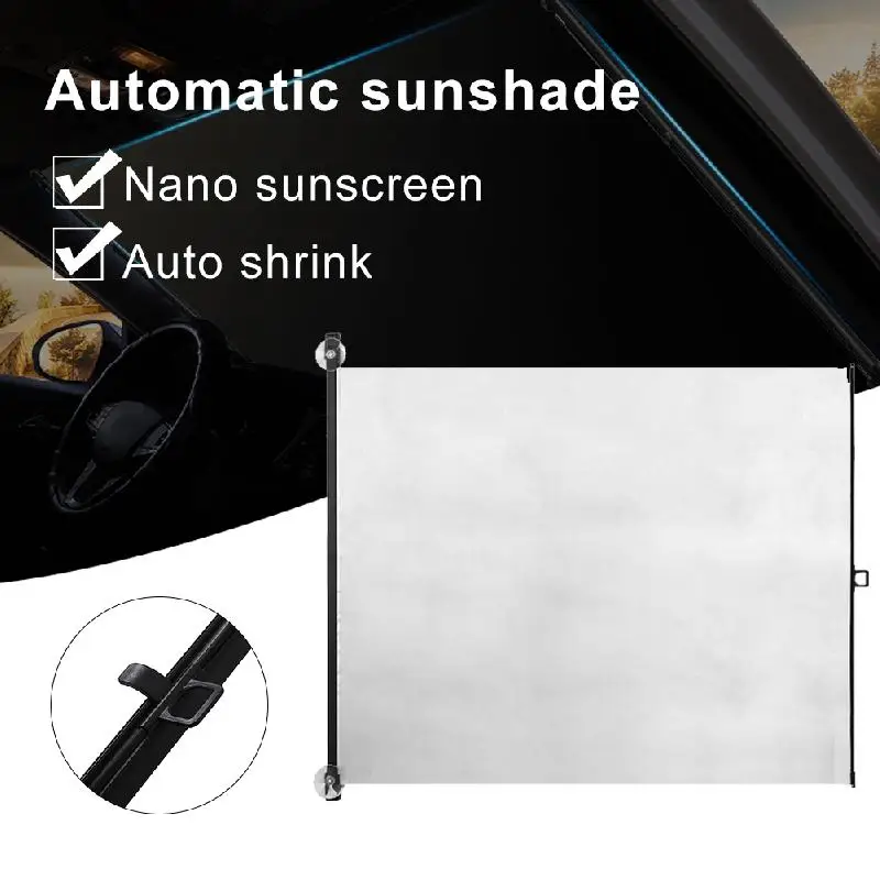 Car Retractable Sunshade Cover Summer Car Front Windscreen With Suction Cup Protector Cover Double-layer Heat Protection Shade
Car Retractable Sunshade Cover Summer Car Front Windscreen With Suction Cup Protector Cover Double-layer Heat Protection Shade