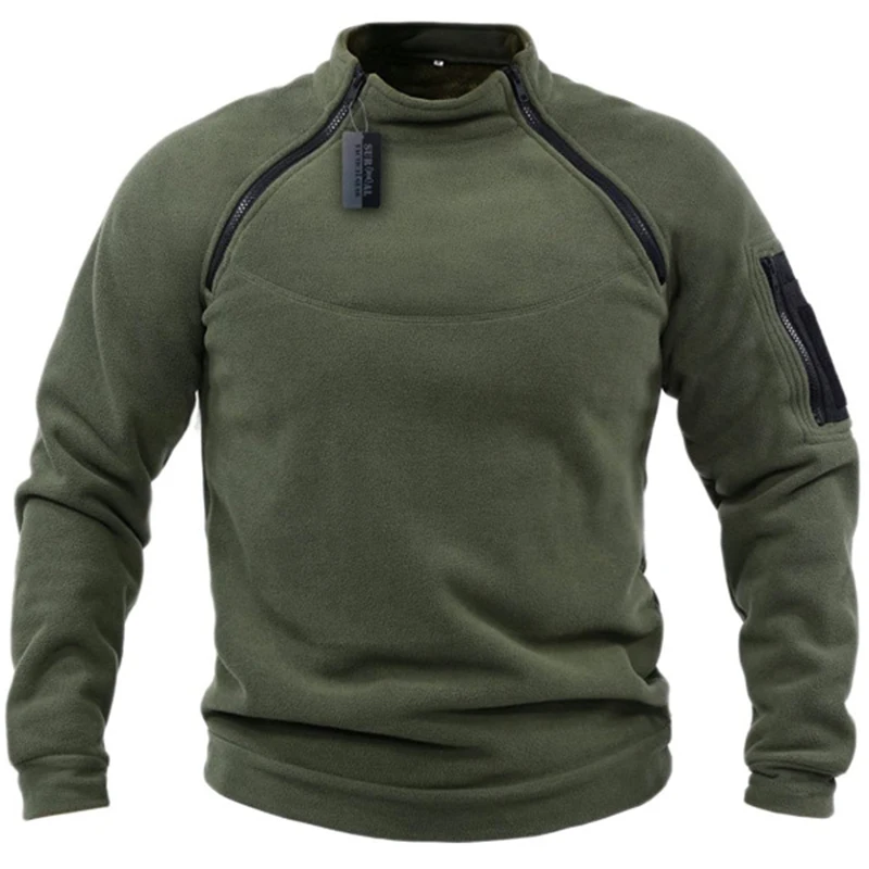 US Men's Tactical Outdoor Polar Fleece Jacket Hunting Clothes Warm Zippers Pullover Men Windproof Coat Thermal Hiking LL074
US Men's Tactical Outdoor Polar Fleece Jacket Hunting Clothes Warm Zippers Pullover Men Windproof Coat Thermal Hiking LL074