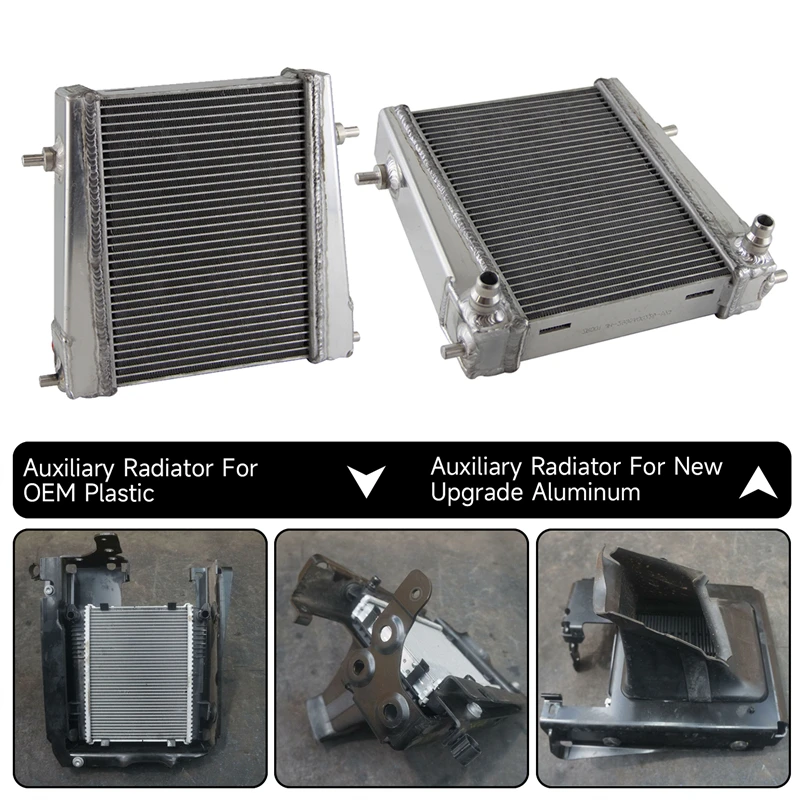 Performance Aluminum Auxiliary Radiators For Toyota Supra GR A90 B58 3.0L 20+ Black/Silver
Performance Aluminum Auxiliary Radiators For Toyota Supra GR A90 B58 3.0L 20+ Black/Silver