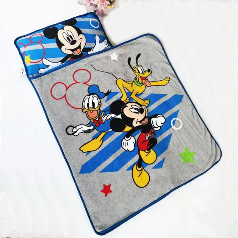 

Disney Mickey Minnie Mouse Frozen Portable All-in-one Sleepsacks Sleeping Bag for Kindergarten Baby 0-6 Year Old Boy Girl