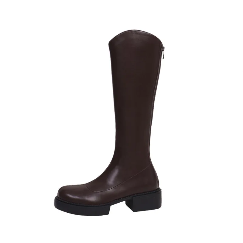 Thick Heeled Long Barrel Western Cowboy Boots Women's Knee-length Boots Mid-heeled Knight Boots Thick-soled Skinny Boots
Thick Heeled Long Barrel Western Cowboy Boots Women's Knee-length Boots Mid-heeled Knight Boots Thick-soled Skinny Boots