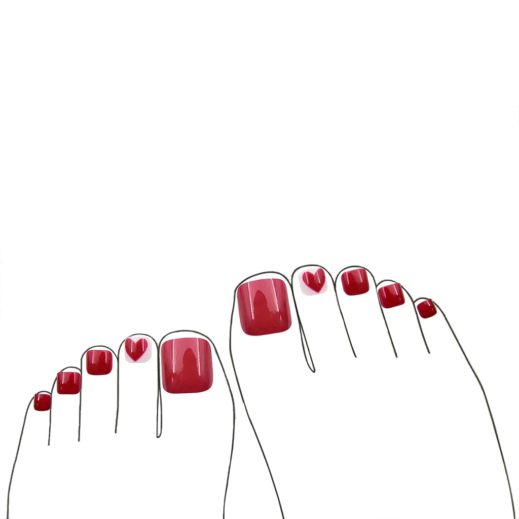 24 Pcs/Pack Square Fake Nails for Toes with Design Cartoon Abstract Patterns Squoval False Nails Jelly Glue Toolkit DIY Summer
24 Pcs/Pack Square Fake Nails for Toes with Design Cartoon Abstract Patterns Squoval False Nails Jelly Glue Toolkit DIY Summer