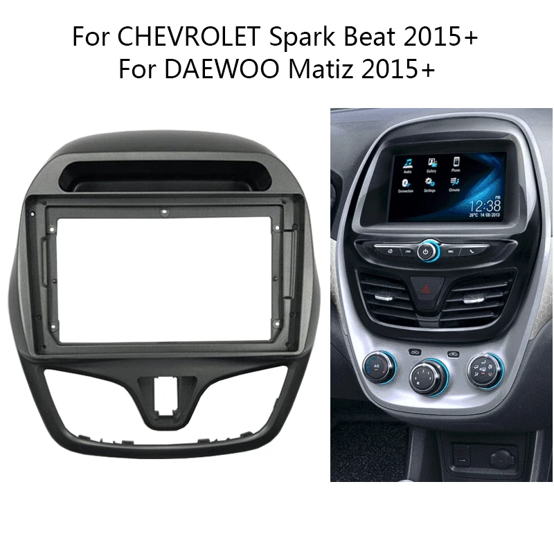 Car Radio Fascia for 2015 DAEWOO MATIZ/ CHEVROLET SPARK/ BEAT 9 inch Stereo Panel Dashboard Kit Refitting Installation Frame
Car Radio Fascia for 2015 DAEWOO MATIZ/ CHEVROLET SPARK/ BEAT 9 inch Stereo Panel Dashboard Kit Refitting Installation Frame