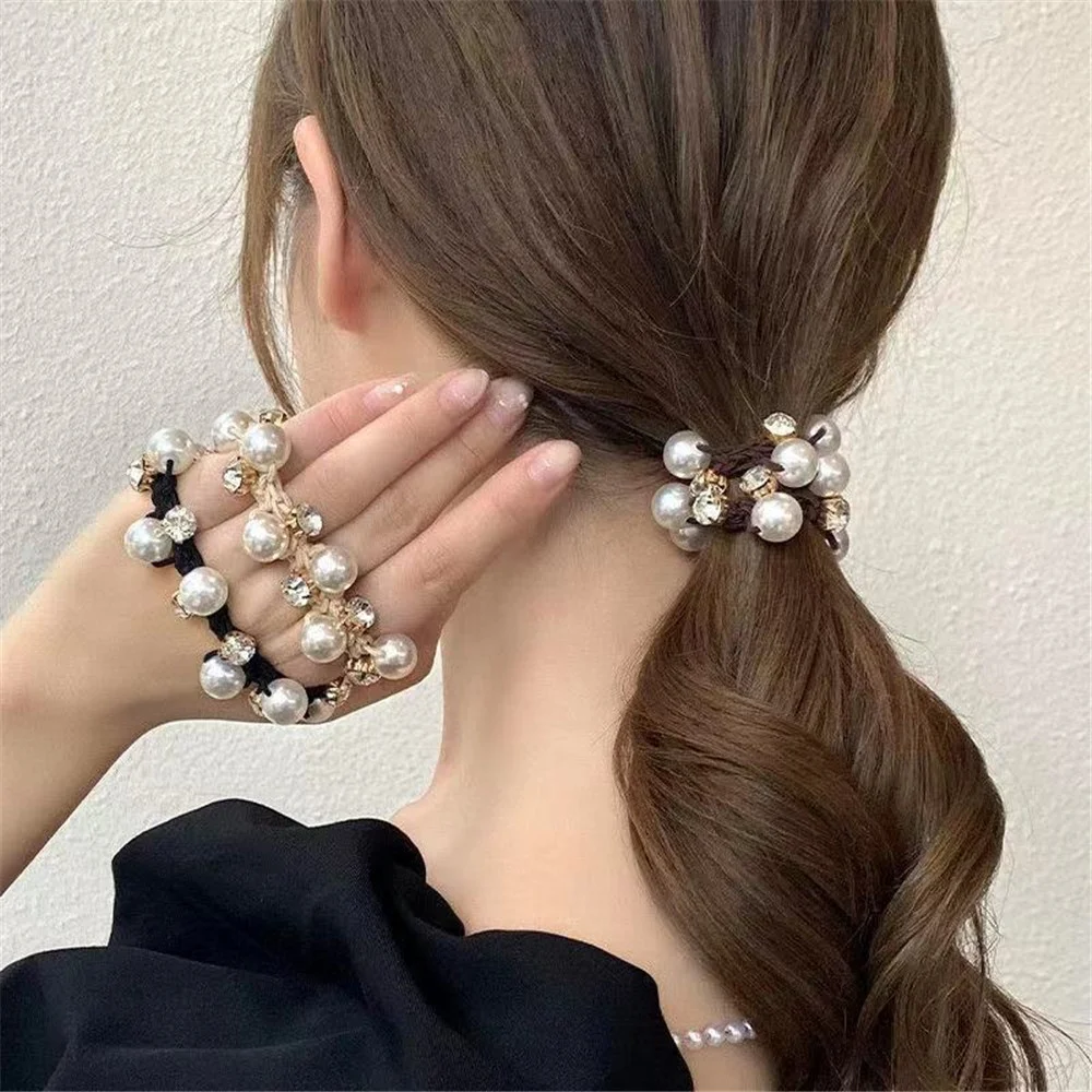 Pearl Hair Bands Women Girls Scrunchie Ponytail Holder Pearl Beads Women Hair Bands Elastic Rubber Rope Ties Hair Accessories
Pearl Hair Bands Women Girls Scrunchie Ponytail Holder Pearl Beads Women Hair Bands Elastic Rubber Rope Ties Hair Accessories