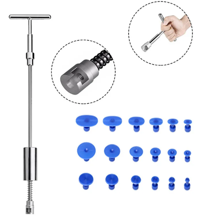 Metal Car Dent Repair Tools Auto Body Repair Dent Puller Tool Kit Slide Hammer Reverse Hammer Glue +18pcs Glue Puller
Metal Car Dent Repair Tools Auto Body Repair Dent Puller Tool Kit Slide Hammer Reverse Hammer Glue +18pcs Glue Puller