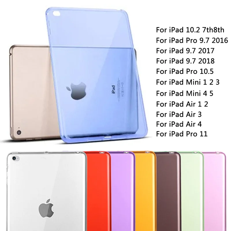 Transparent Silicone TPU Case For IPad Mini 6 5 Clear Cover For Ipad 11 Pro Air 1 2 3 4 Pro 9.7 2016 2017 2018 10.2 7th 8th 9th
Transparent Silicone TPU Case For IPad Mini 6 5 Clear Cover For Ipad 11 Pro Air 1 2 3 4 Pro 9.7 2016 2017 2018 10.2 7th 8th 9th