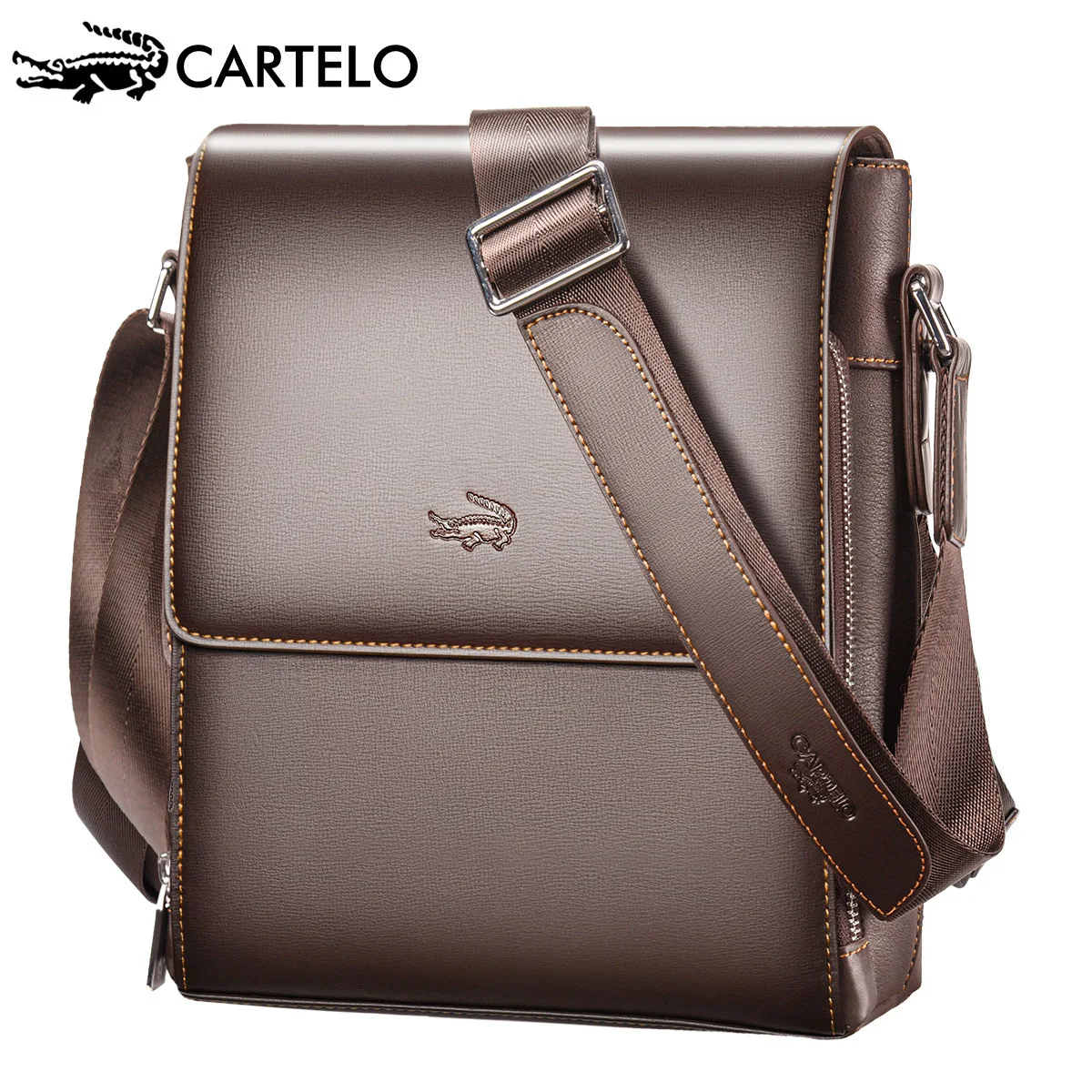 CARTELO Leather One Shoulder Bag Men's Business Casual Cross-body Briefcase Men's Bag Cowhide Simple Backpack
CARTELO Leather One Shoulder Bag Men's Business Casual Cross-body Briefcase Men's Bag Cowhide Simple Backpack