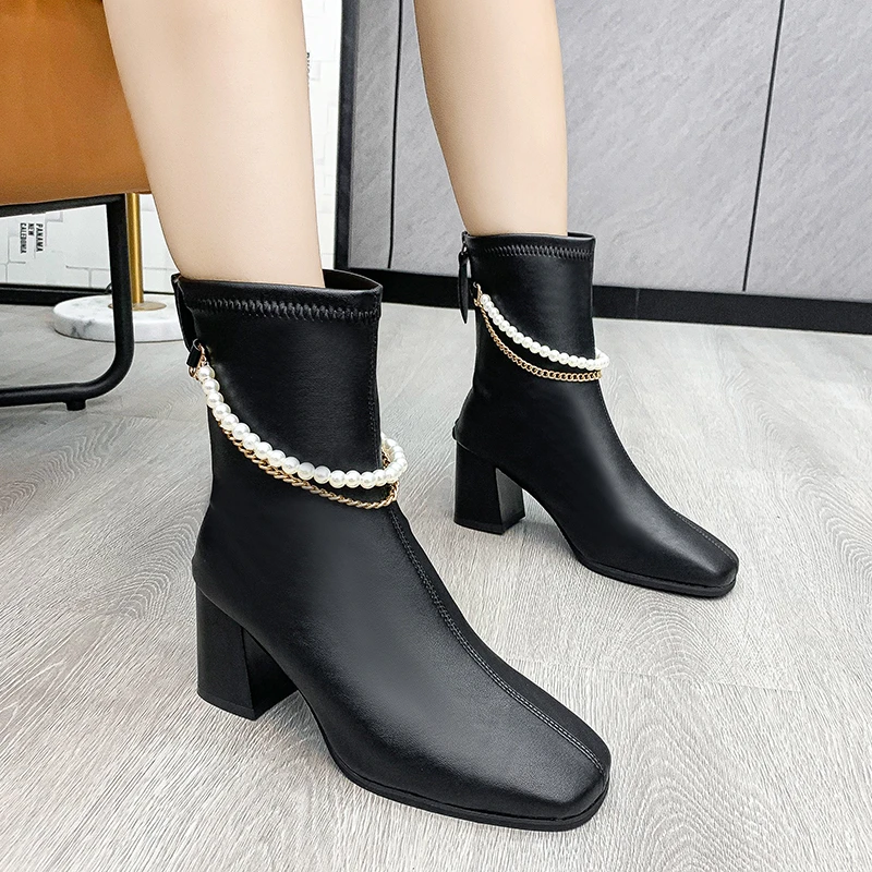 Mid Heel Square Toe Short Boots Women 2022 Winter New Women Boots French Thick Heel Women Boots Platform Boots Boots Women
Mid Heel Square Toe Short Boots Women 2022 Winter New Women Boots French Thick Heel Women Boots Platform Boots Boots Women