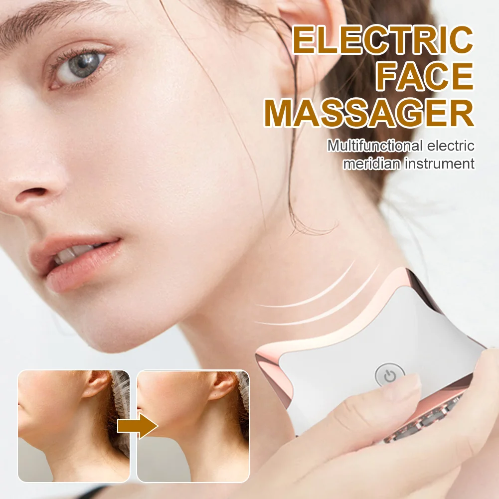 Electric Face Neck Massager Guasha LED Light EMS Scraping Machine Guasha Board Anti-Wrinkles Face Lifting Massager Beauty Device
Electric Face Neck Massager Guasha LED Light EMS Scraping Machine Guasha Board Anti-Wrinkles Face Lifting Massager Beauty Device