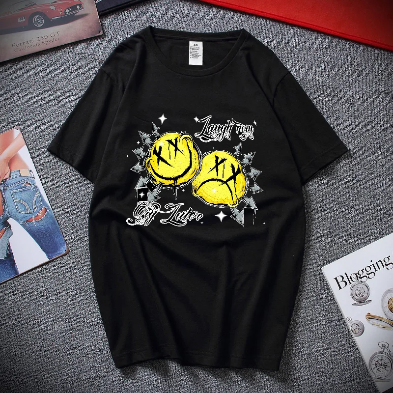 Fashion Printing Men T Shirt 100%Cotton Casual Short Sleeve Tee Shirts Hip Hop Style Oversized T-Shirt Unisex Graphic T Shirts
Fashion Printing Men T Shirt 100%Cotton Casual Short Sleeve Tee Shirts Hip Hop Style Oversized T-Shirt Unisex Graphic T Shirts