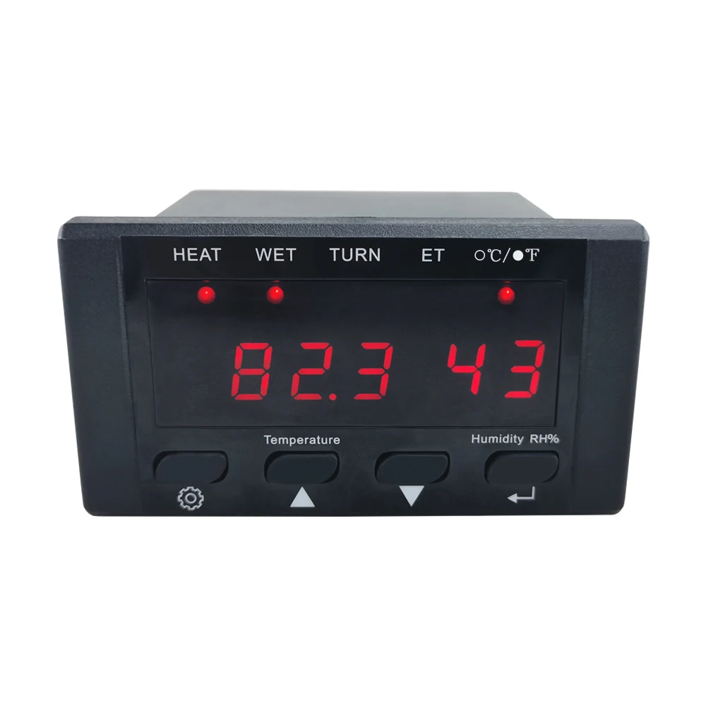 High Accurate T/H Controlling Device Temperature & Humidity Controller Clear Definition Digital Tube Display ℃ and ℉ Adjustable
High Accurate T/H Controlling Device Temperature & Humidity Controller Clear Definition Digital Tube Display ℃ and ℉ Adjustable