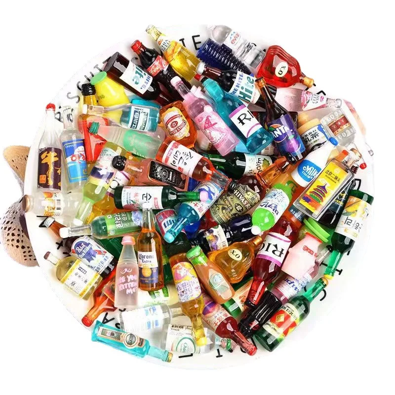 30pcs Emulation Mix Winebottle Resin Home Ornaments Mini Toys DIY Crafts Phone Shell Patch Arts Kids Hair Accessories Materials
30pcs Emulation Mix Winebottle Resin Home Ornaments Mini Toys DIY Crafts Phone Shell Patch Arts Kids Hair Accessories Materials
