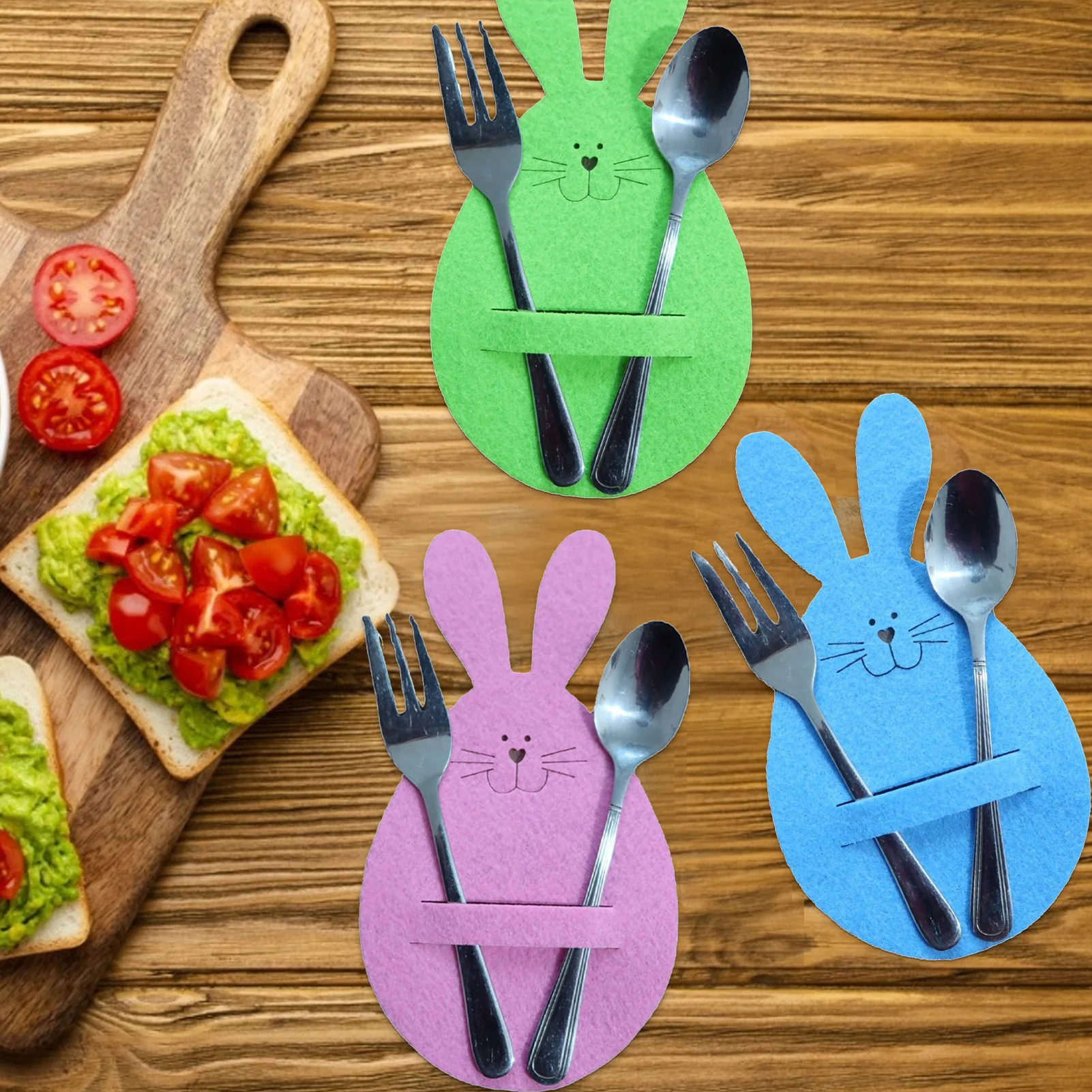 2022 Easter Bunny Cutlery Bag Cute Cartoon Tableware Holder Cover Creative Easter Party Table Decor Drop Shipping Set Of Table
2022 Easter Bunny Cutlery Bag Cute Cartoon Tableware Holder Cover Creative Easter Party Table Decor Drop Shipping Set Of Table