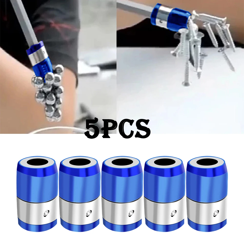 5Pcs Magnetic Screwdriver Bits Heads Magnetizer Magnetic Ring For 6.35mm Flat Head Anti-slip Positioning Hexagon Screwdriver
5Pcs Magnetic Screwdriver Bits Heads Magnetizer Magnetic Ring For 6.35mm Flat Head Anti-slip Positioning Hexagon Screwdriver